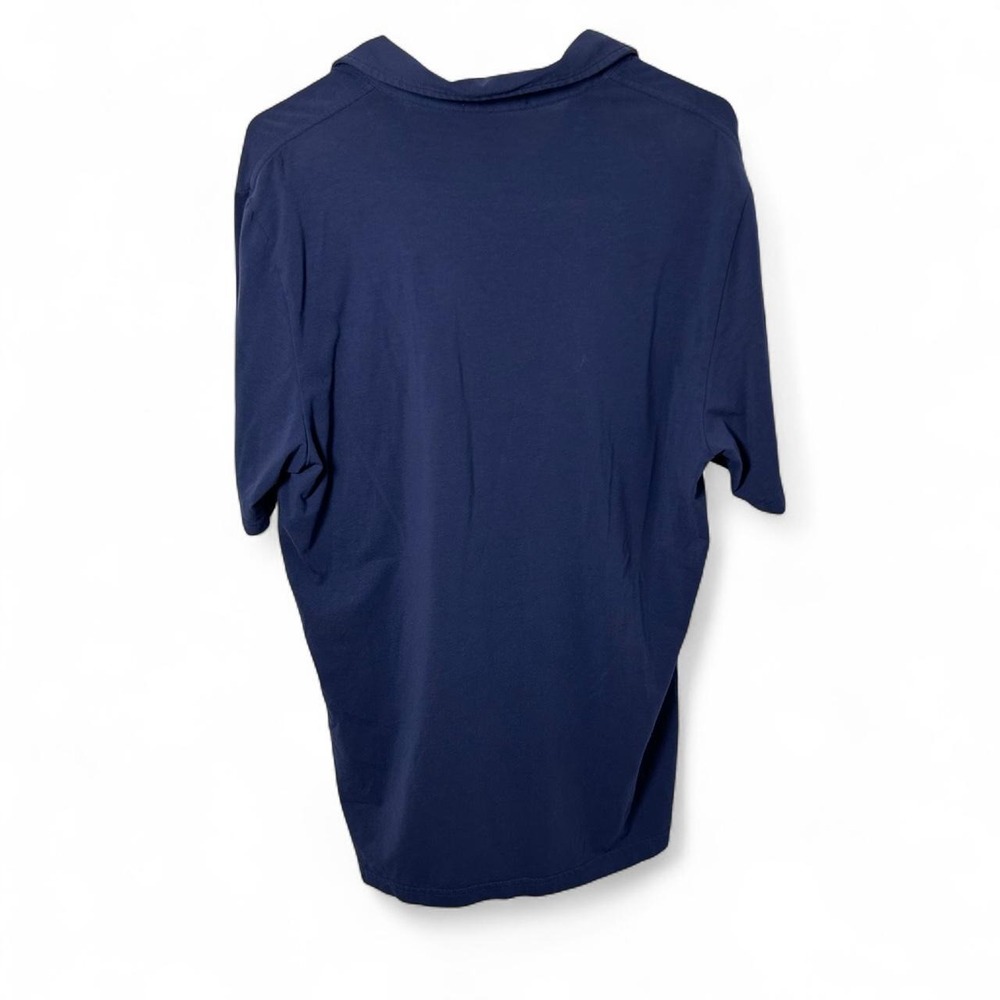 Boast Men's Large Navy Blue Cotton Polo Shirt - Picture 2 of 4